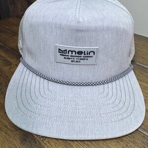 Melin Coronado Hydro Snapback Hat - Heather Grey/Light Grey - Rope Hat